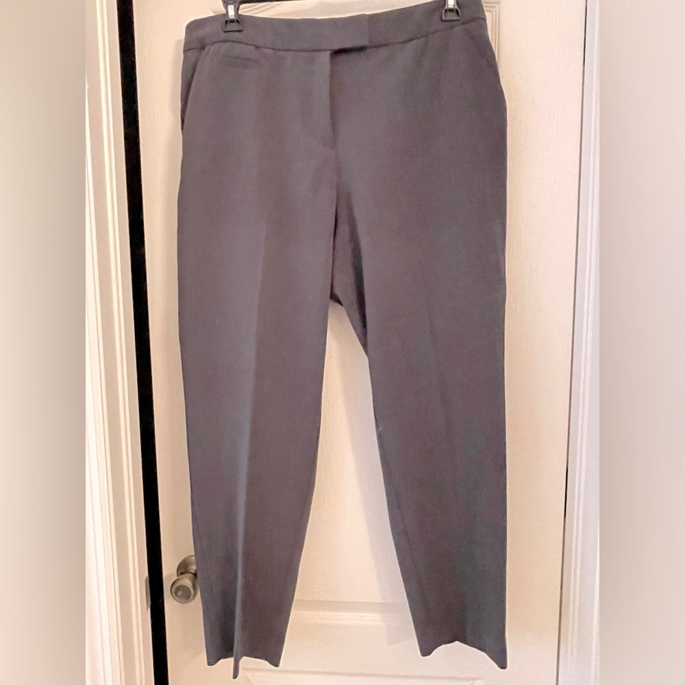 Women’s gray dress pants. Investments brand.